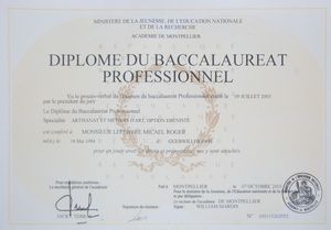 Dipl&ocirc;me du BAC